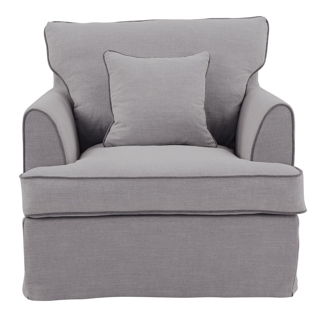 Hampton Armchair Pebble Grey