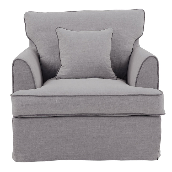 Hampton Armchair Pebble Grey