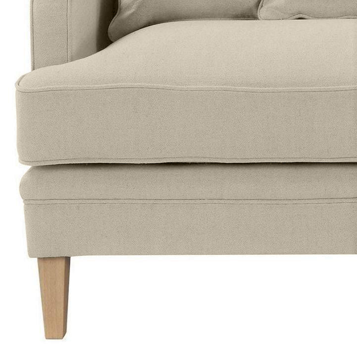 Hudson Beige 3 Seater Sofa FLOORSTOCK