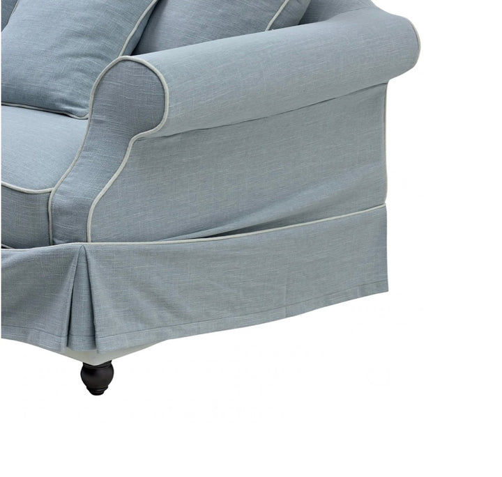 Ayla Hamptons 3 Seater Sofa Duck Egg