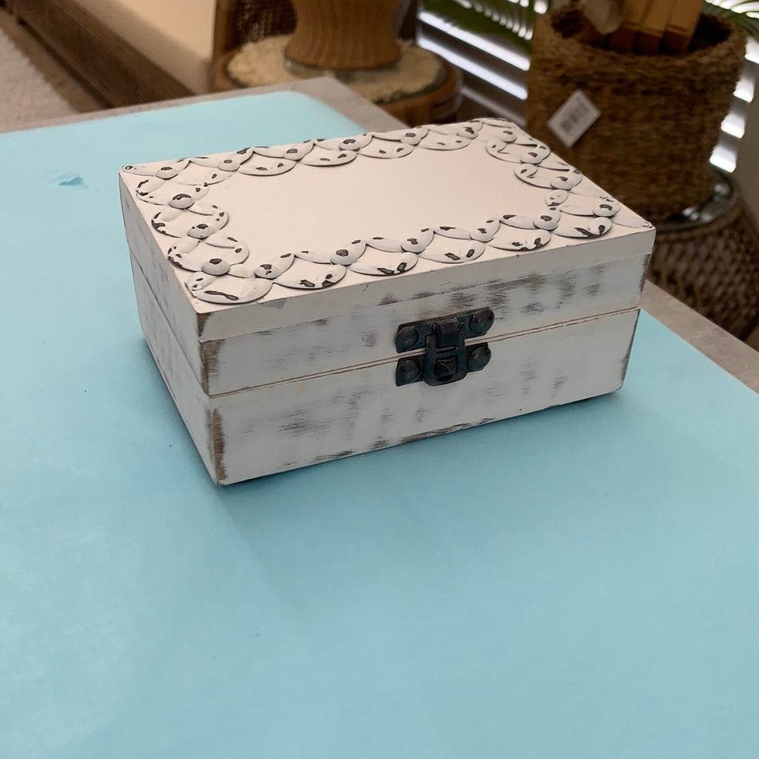 Whitewash Trinket Box