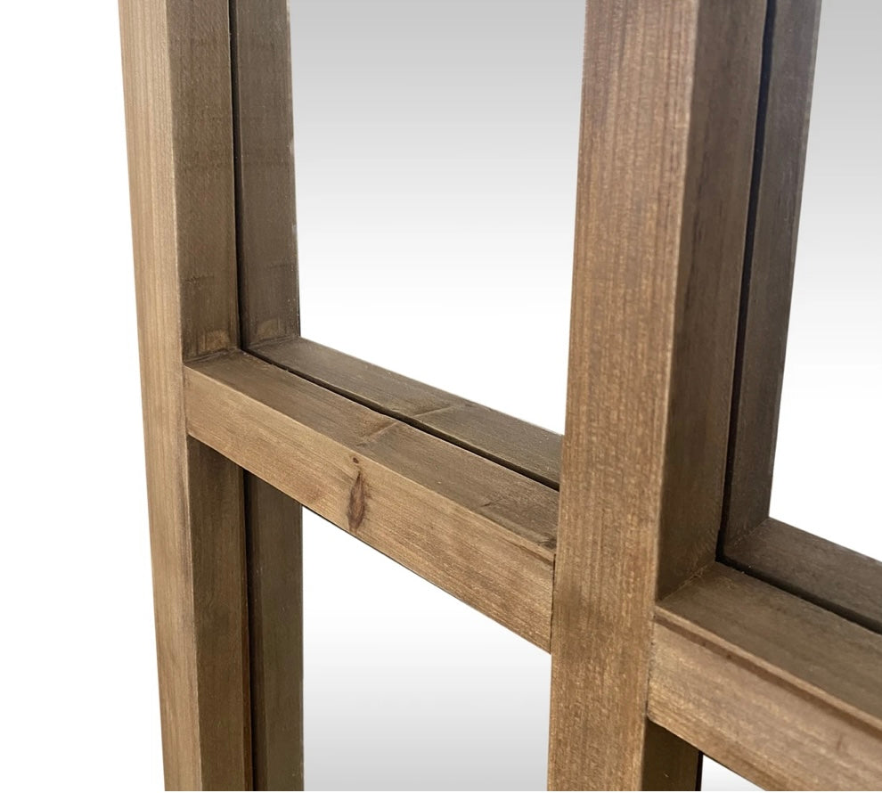 Hamptons Wooden 16 Pane mirror