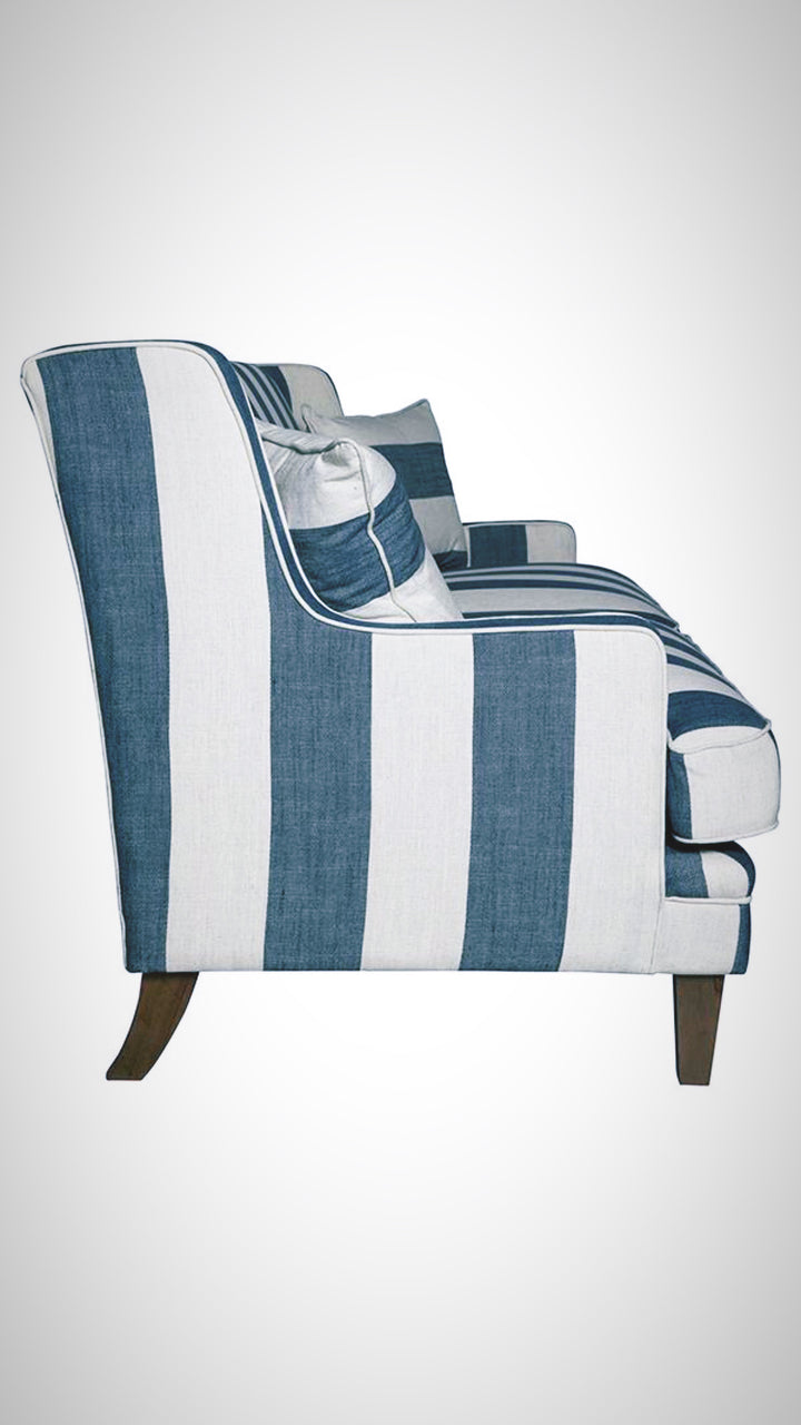 Hudson Denham Stripe 3 Seater Sofa