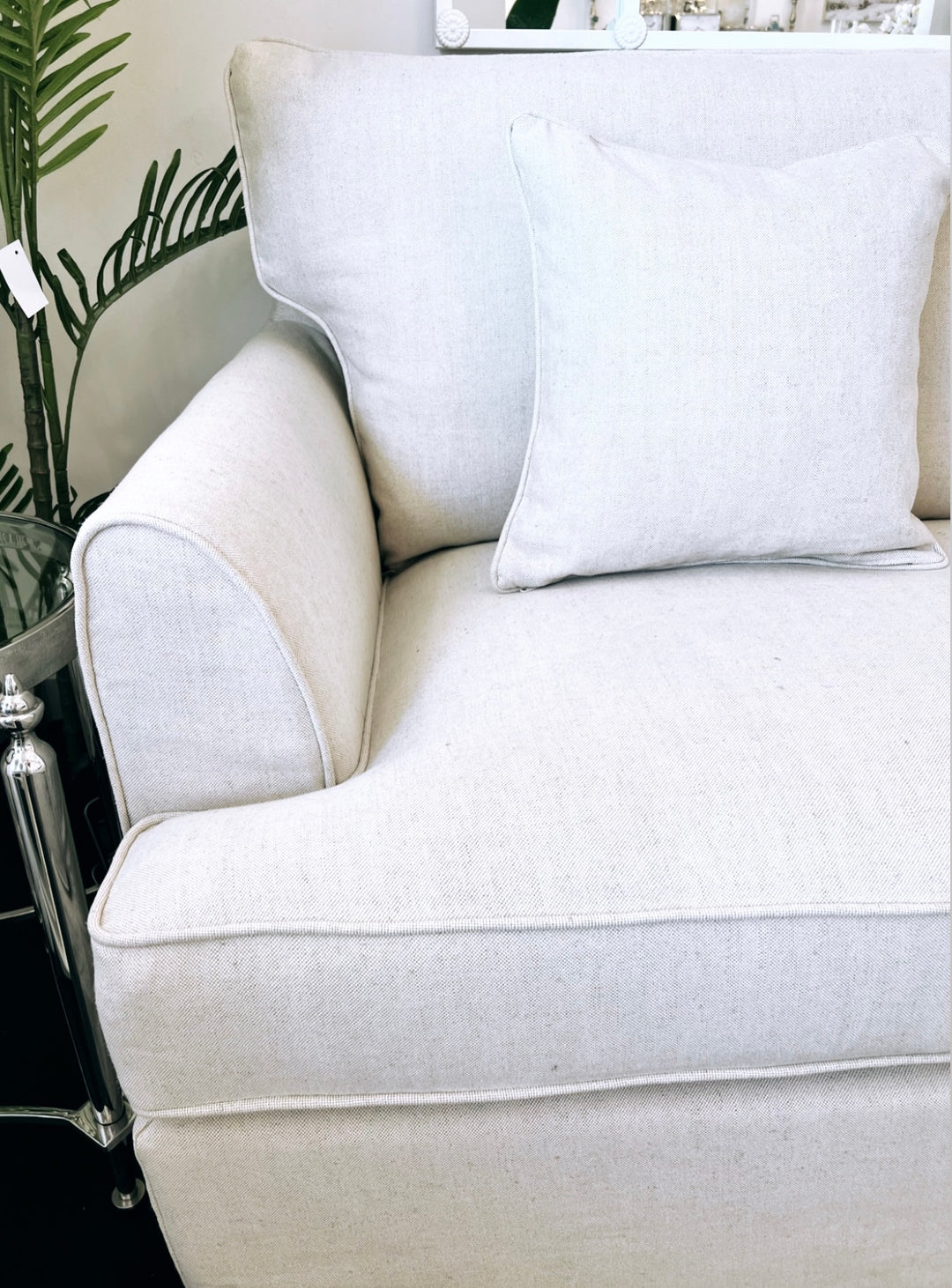 Hampton 4 Seater Sofa Beige