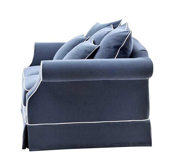 Ayla Hamptons 3 Seater Sofa Navy