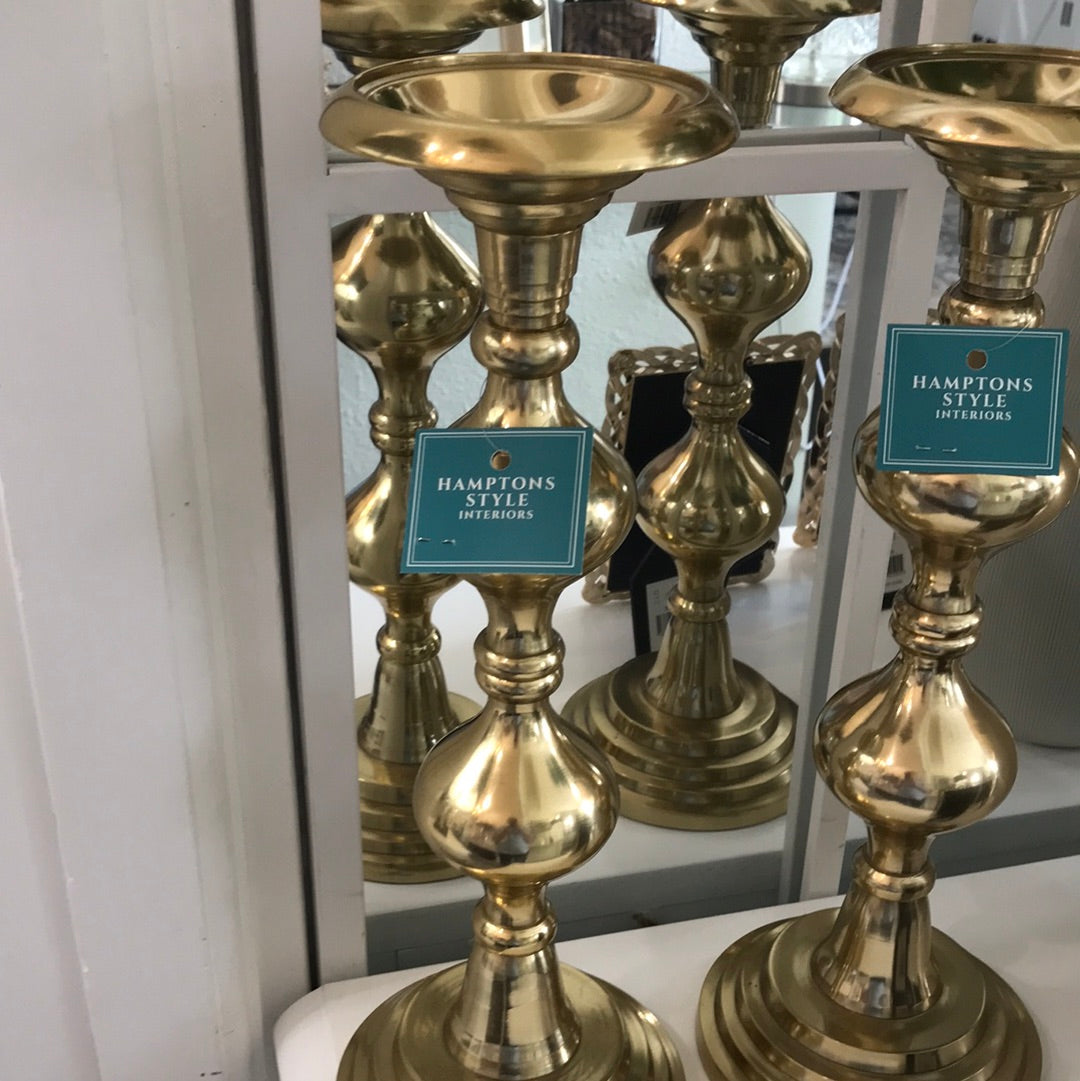 Vardy Gold Candleholder Large