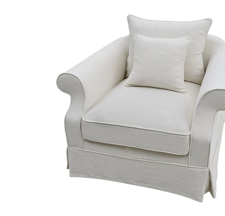 Ayla Hamptons Armchair Ivory