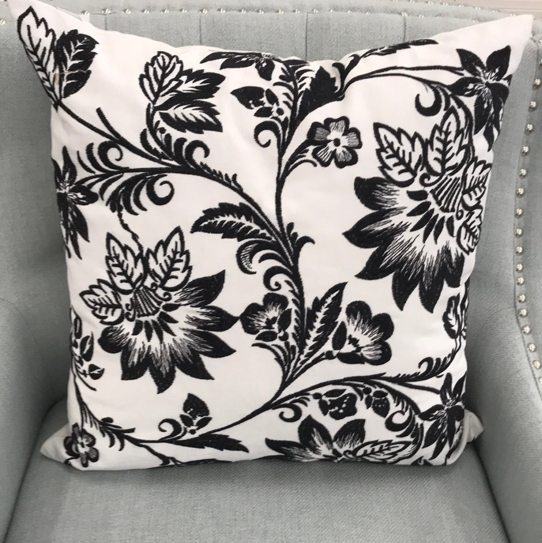 Olivia Black & White Cushion