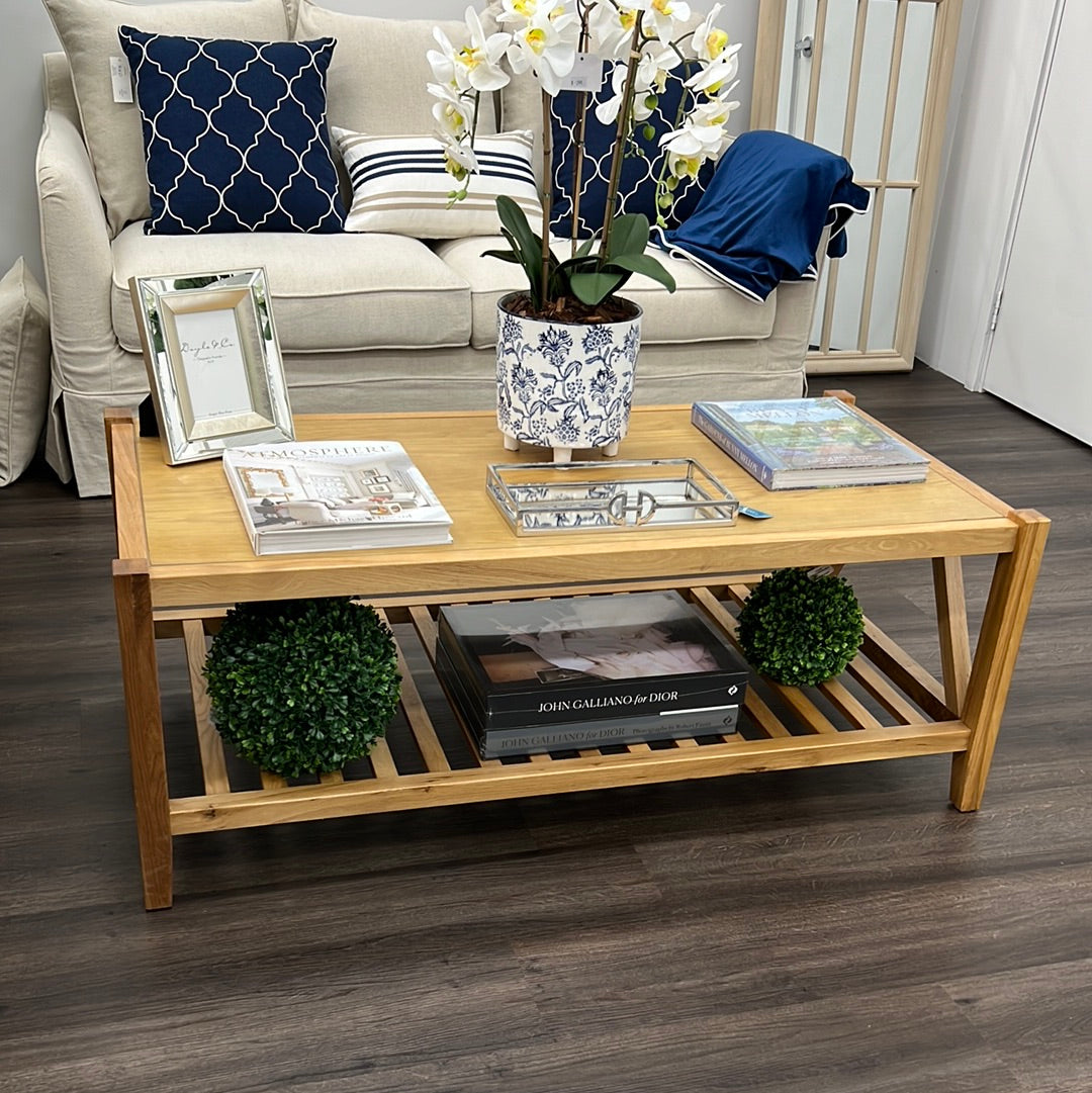 Oslo Oak Wood Top Coffee Table