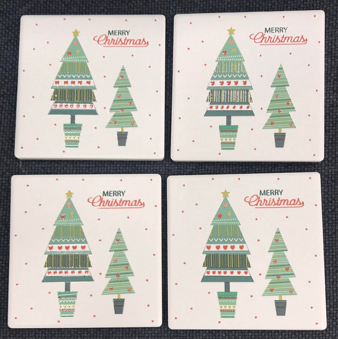 Christmas Trees Coasters
