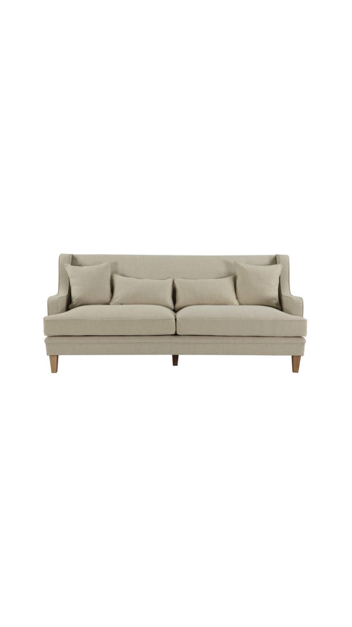 Hudson Beige 3 Seater Sofa FLOORSTOCK