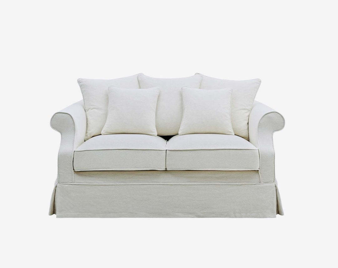 Ayla Hamptons 2 Seater Sofa Ivory