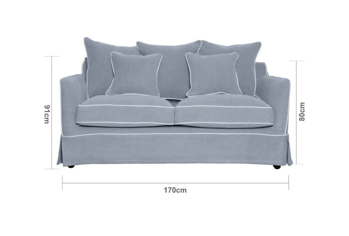 East Hampton Grey 3 seater Sofa