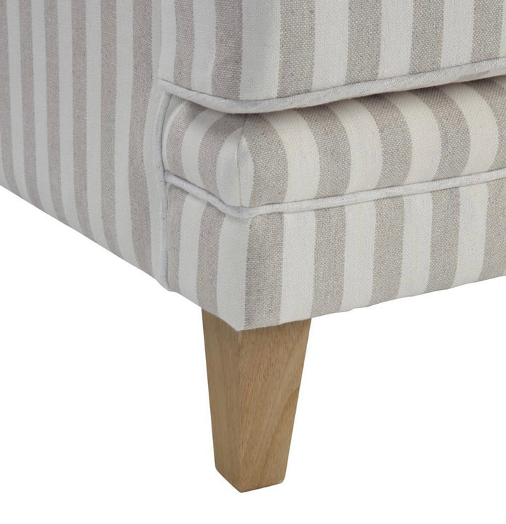 Hudson 2 Seater Sofa Natural Stripe